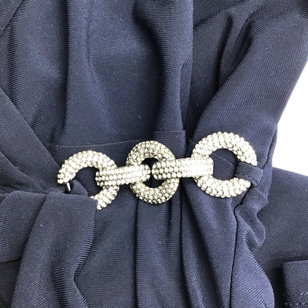 Ralph Lauren Black Label Navy Blue Long Sleeve Dress - Picture 6 of 9